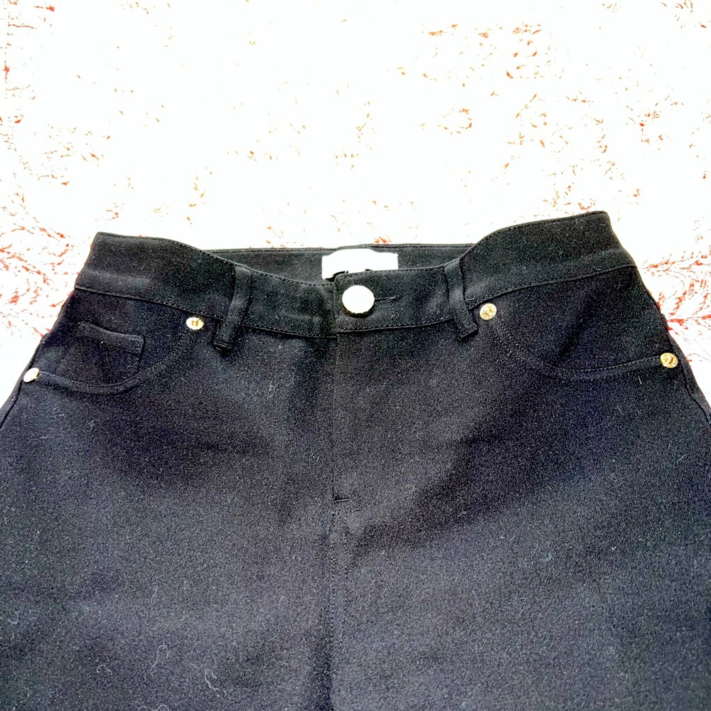 TED BAKER Women's Strenti Skinny Zip Cuff Ponte Jegging Sz 1